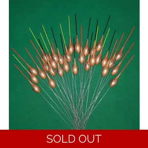 'MATCH RANGE' CLEARANCE x 30 Pole Floats (SRG031)